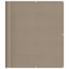 Parawan balkonowy, taupe, 120x700 cm, 100% poliester Oxford