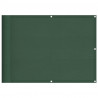 Parawan balkonowy ciemnozielony 75x800 cm 100% poliester Oxford