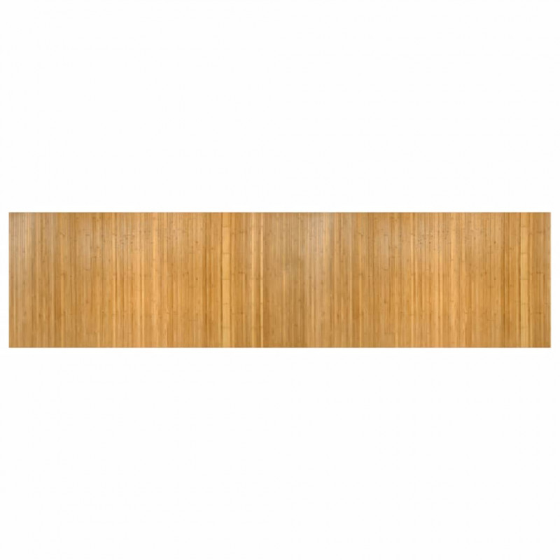 Dywan prostokątny, naturalny, 100x400 cm, bambusowy