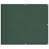 Parawan balkonowy ciemnozielony 90x700 cm 100% poliester Oxford