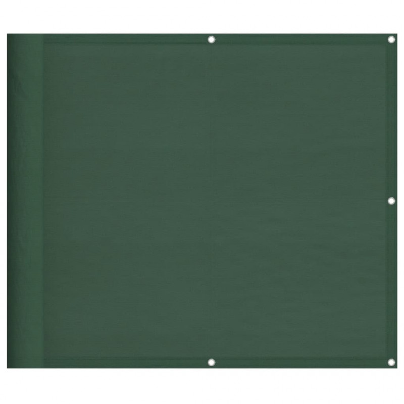 Parawan balkonowy ciemnozielony 90x800 cm 100% poliester Oxford