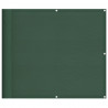 Parawan balkonowy ciemnozielony 90x800 cm 100% poliester Oxford
