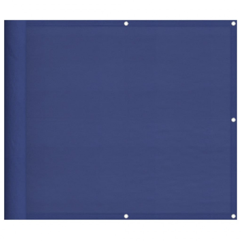 Parawan balkonowy, niebieski, 90x1000 cm, 100% poliester Oxford