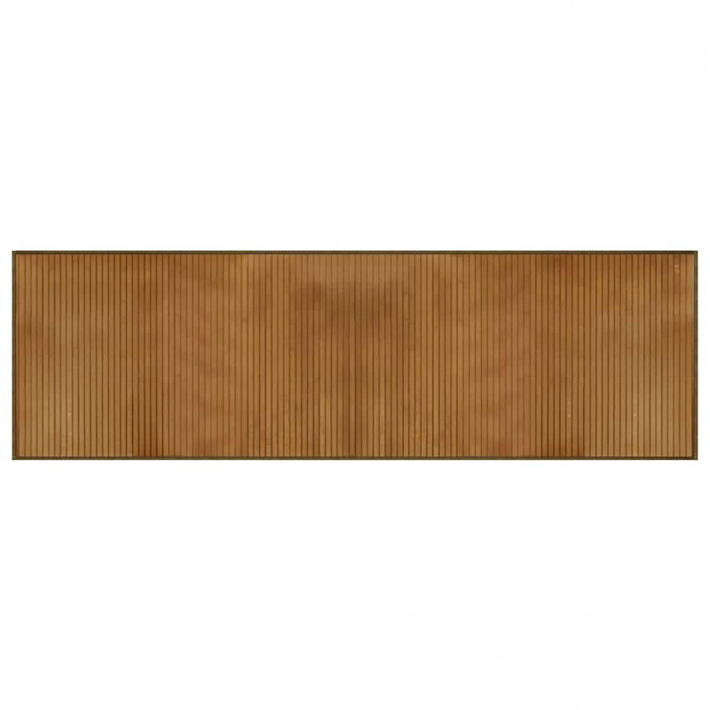 Dywan prostokątny, brązowy, 60x200 cm, bambusowy