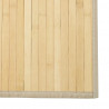 Dywan prostokątny, jasny naturalny, 60x200 cm, bambusowy