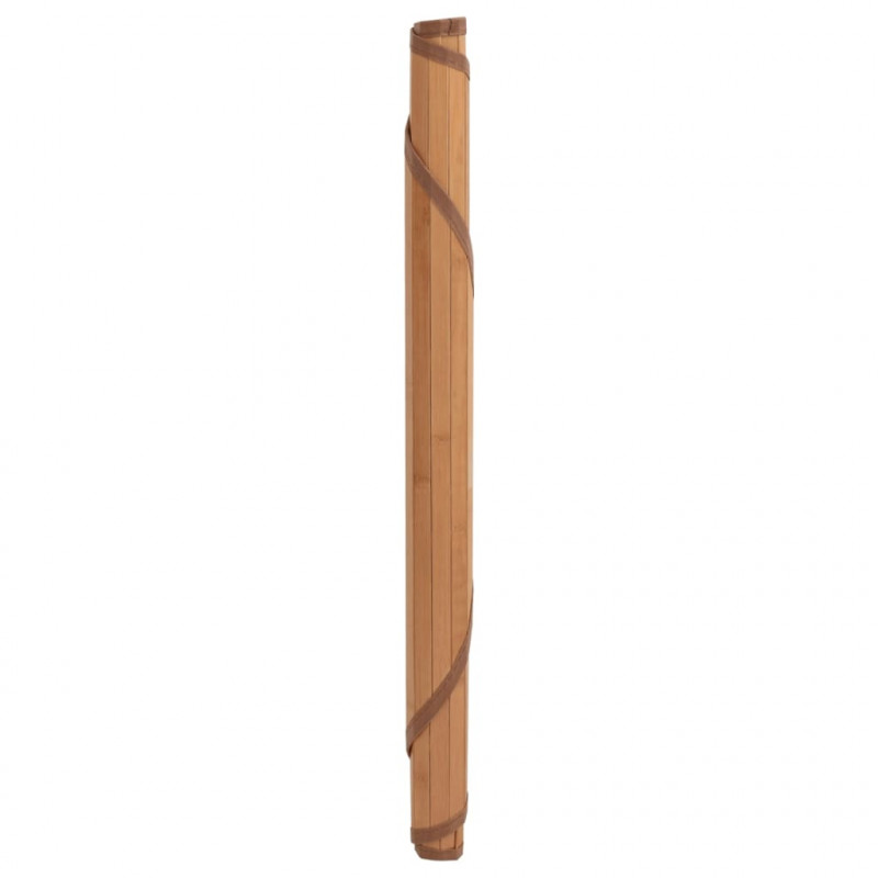 Dywan okrągły, naturalny, 60 cm, bambusowy