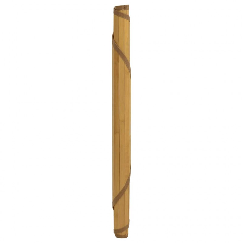Dywan okrągły, naturalny, 100 cm, bambusowy