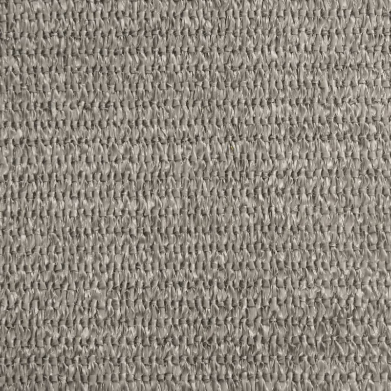 Żagiel przeciwsłoneczny, 160 g/m², jasnoszary, 2,5x2,5x3,5 m