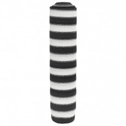 Siatka cieniująca, antracytowo-biała, 1,2x25 m, HDPE, 150 g/m²