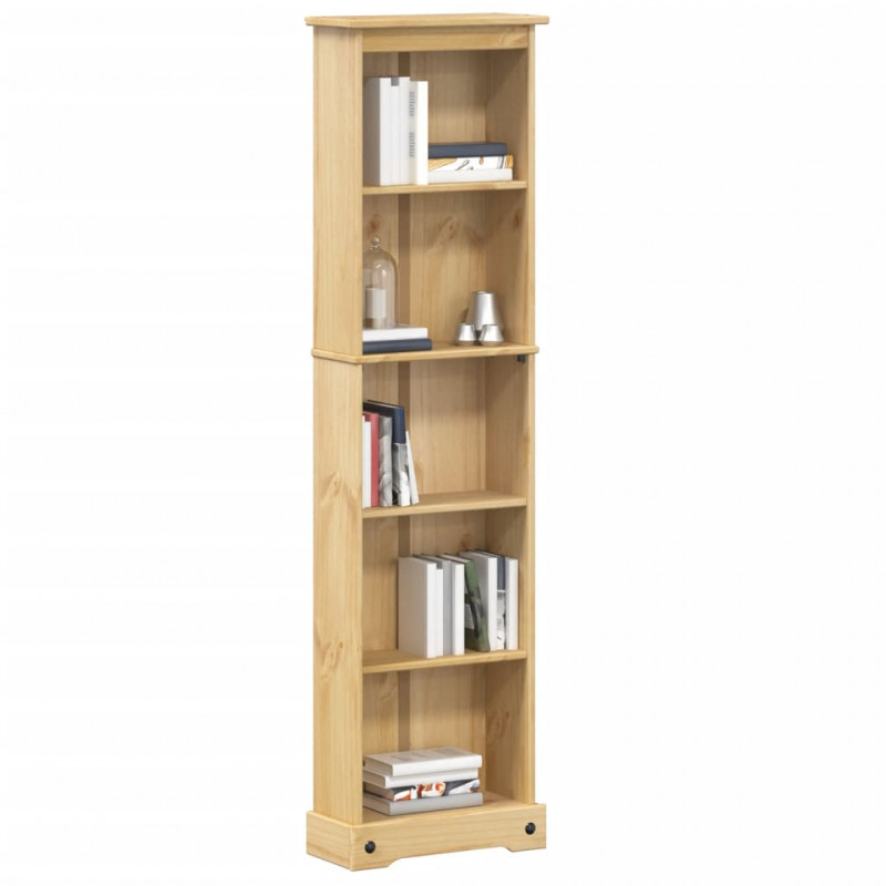 Biblioteczka Corona, 46x20x170 cm, lite drewno sosnowe
