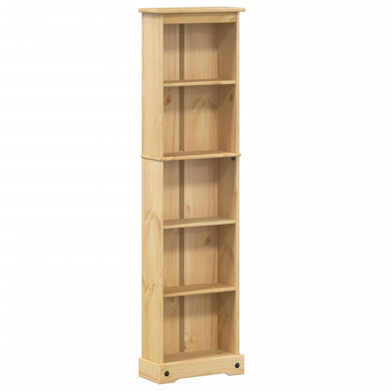 Biblioteczka Corona, 46x20x170 cm, lite drewno sosnowe