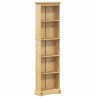 Biblioteczka Corona, 46x20x170 cm, lite drewno sosnowe