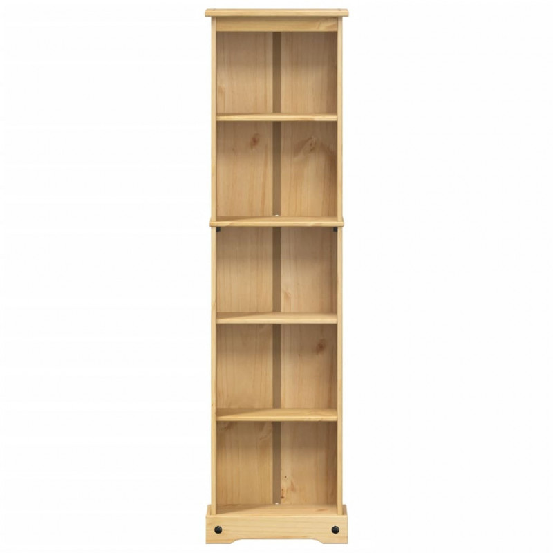 Biblioteczka Corona, 46x20x170 cm, lite drewno sosnowe