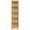 Biblioteczka Corona, 46x20x170 cm, lite drewno sosnowe