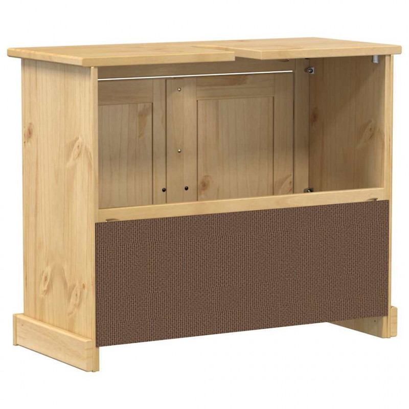 Szafka pod umywalkę Corona, 73x33x60 cm, lite drewno sosnowe