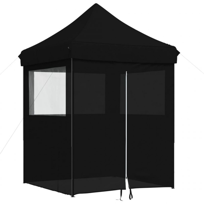 Namiot imprezowy typu pop-up z 4 ściankami, czarny