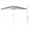 Parasol ogrodowy na stalowym słupku, zielony, 300x200x250 cm