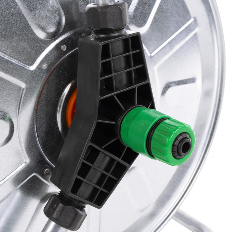 Bęben ścienny na wąż stalowy 50 m 1/2" lub 35 m 3/4"