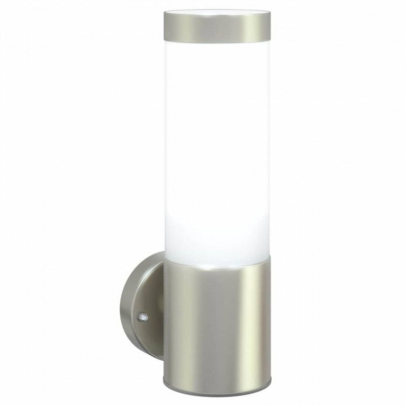 Zewnętrzna lampa ścienna Srebrny 12 x 8,5 x 27 cm