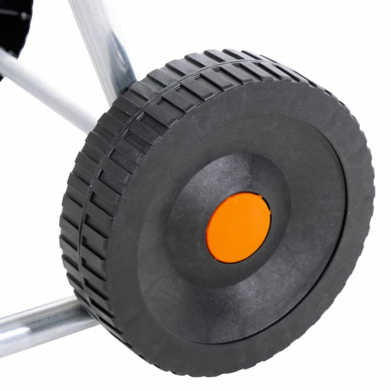 Wózek z bębnem na wąż 50 m 1/2" lub 35 m 3/4", stalowy