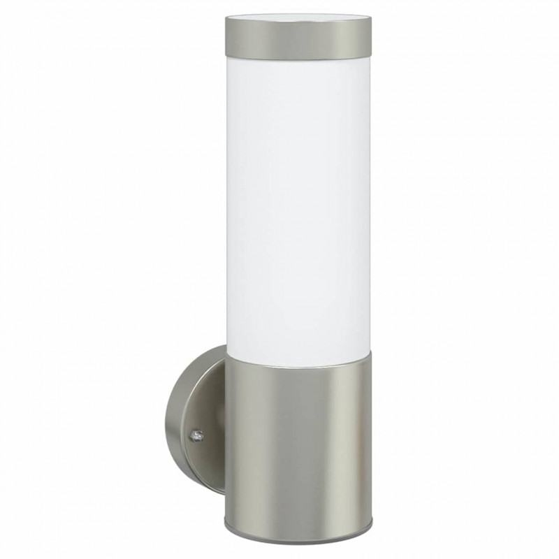 Zewnętrzna lampa ścienna 2 pcs Srebrny 12 x 8,5 x 27 cm