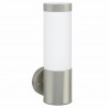 Zewnętrzna lampa ścienna 2 pcs Srebrny 12 x 8,5 x 27 cm