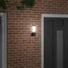 Zewnętrzna lampa ścienna Czarny 12 x 8,5 x 27 cm
