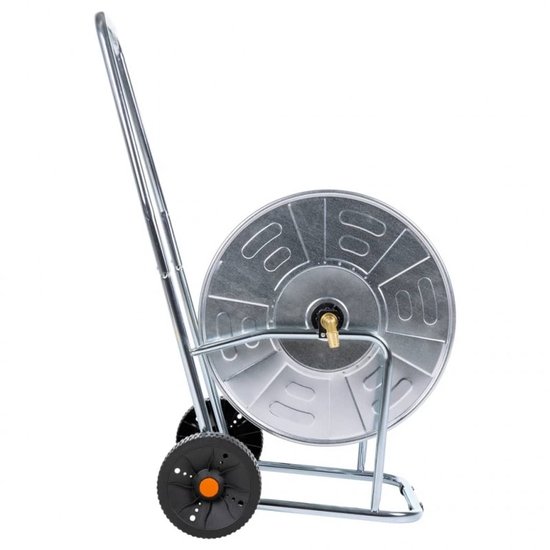 Wózek z bębnem na wąż 80 m, 3/4", stalowy