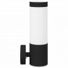 Zewnętrzna lampa ścienna 2 pcs Czarny 12 x 8,5 x 27 cm