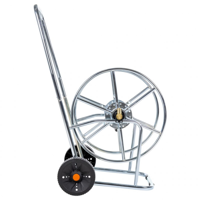 Wózek z bębnem na wąż 80 m, 3/4", stalowy