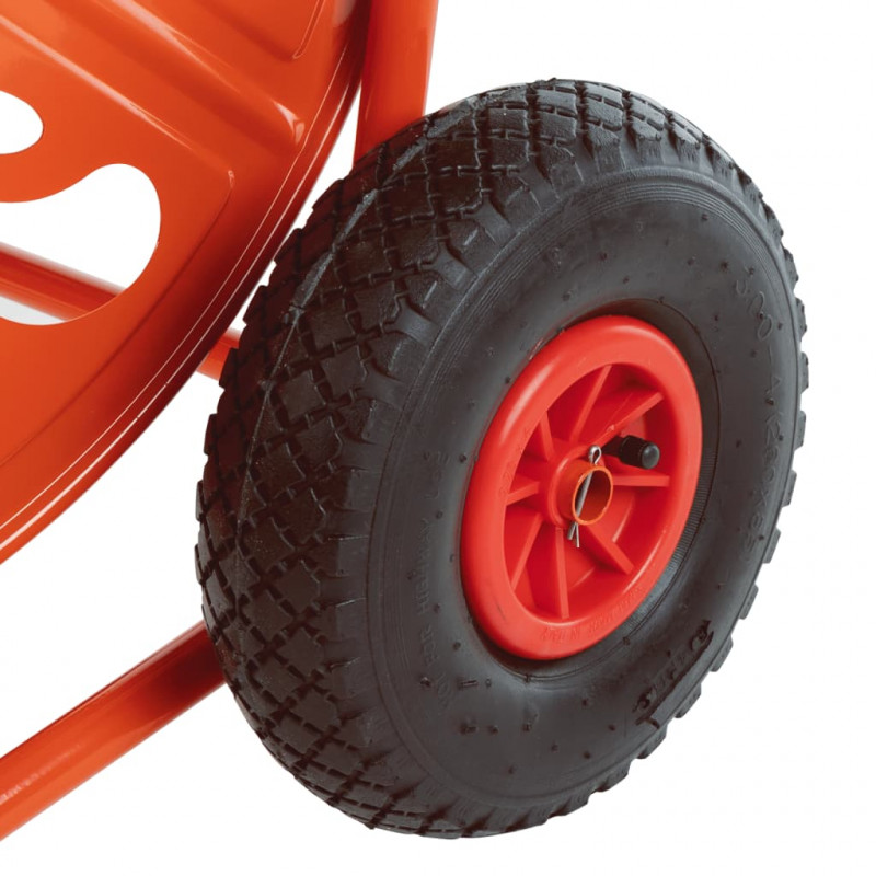 Wózek z bębnem na wąż 140 m, 3/4", stalowy