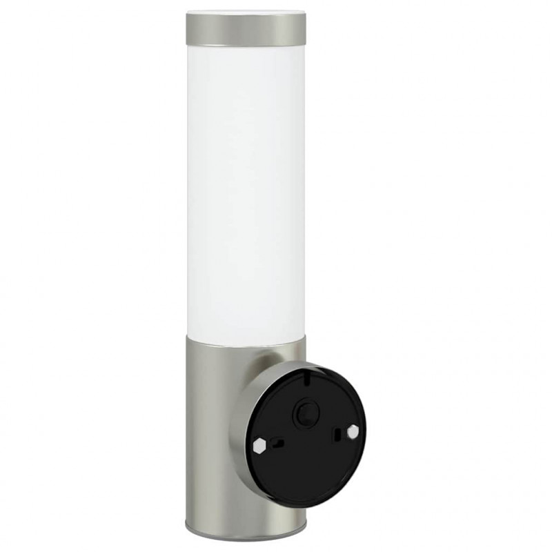 Zewnętrzna lampa ścienna 2 pcs Srebrny 12 x 8,5 x 29 cm