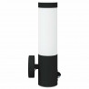 Zewnętrzna lampa ścienna 2 pcs Czarny 12 x 8,5 x 29 cm