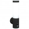 Zewnętrzna lampa ścienna 2 pcs Czarny 12 x 8,5 x 29 cm