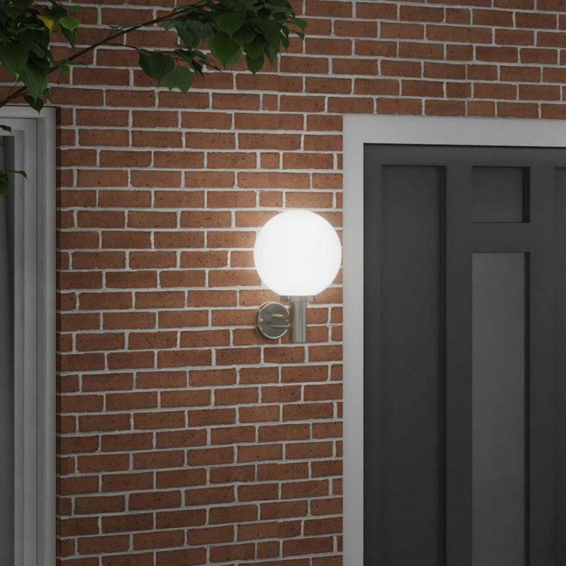 Zewnętrzna lampa ścienna Srebrny 28 x 25 x 38 cm
