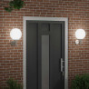 Zewnętrzna lampa ścienna 2 pcs Srebrny 28 x 25 x 38 cm