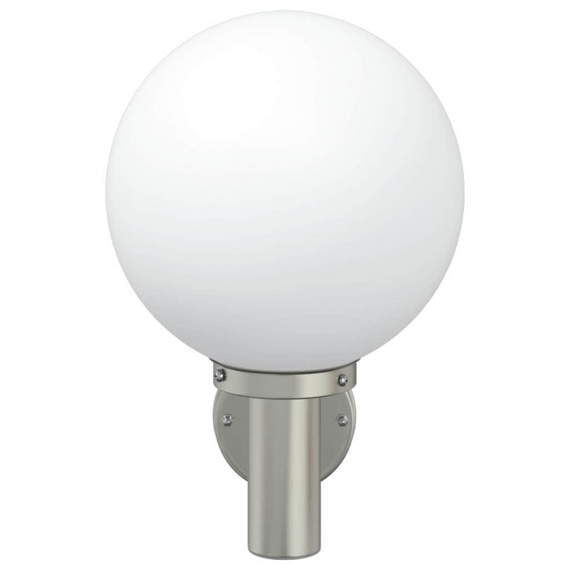 Zewnętrzna lampa ścienna 2 pcs Srebrny 28 x 25 x 38 cm