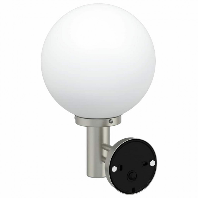 Zewnętrzna lampa ścienna 2 pcs Srebrny 28 x 25 x 38 cm