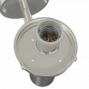 Zewnętrzna lampa ścienna 2 pcs Srebrny 28 x 25 x 38 cm