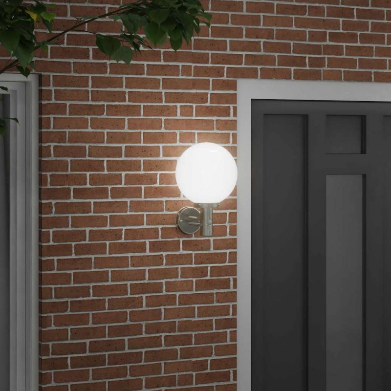 Zewnętrzna lampa ścienna Srebrny 28 x 25 x 38 cm