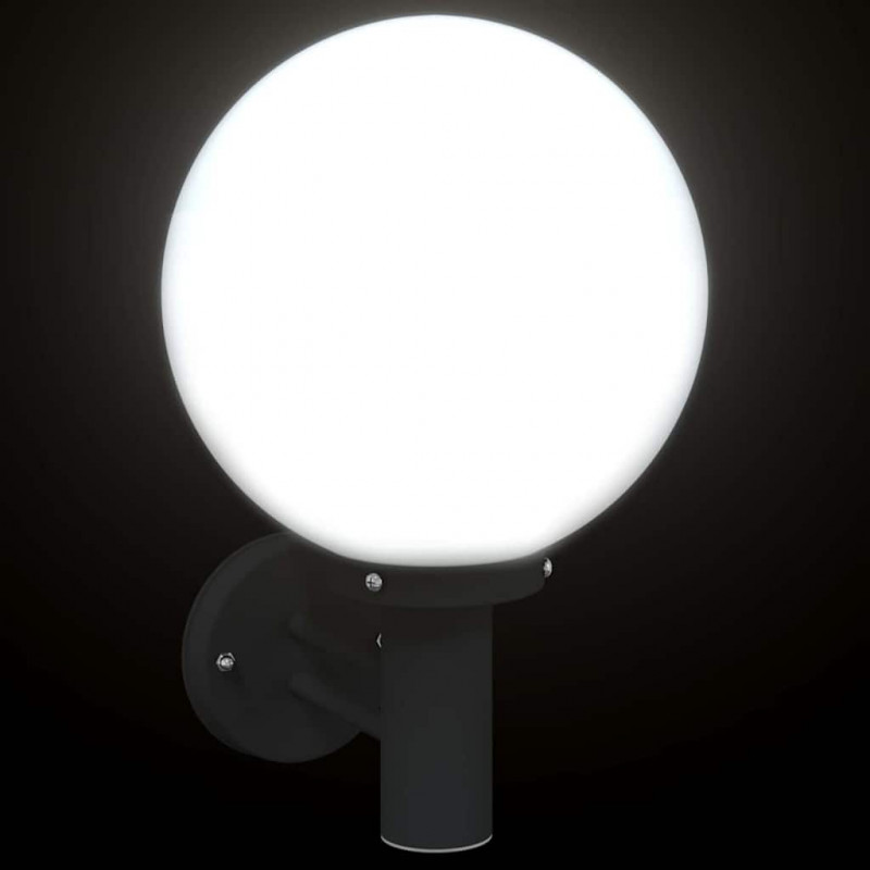 Zewnętrzna lampa ścienna Czarny 28 x 25 x 38 cm