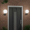 Zewnętrzna lampa ścienna 2 pcs Czarny 28 x 25 x 38 cm