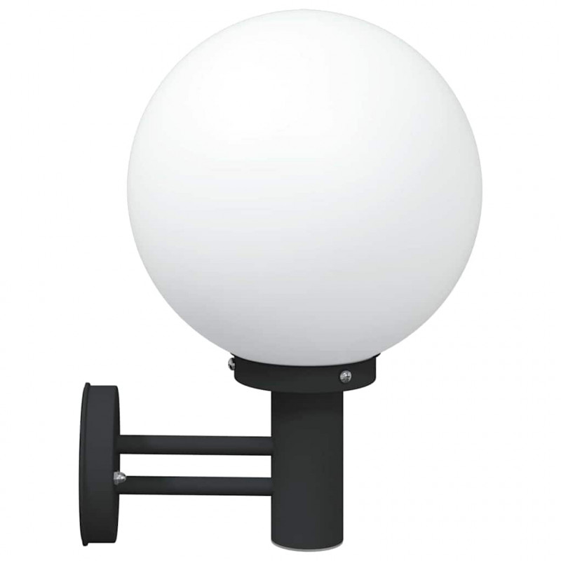 Zewnętrzna lampa ścienna 2 pcs Czarny 28 x 25 x 38 cm