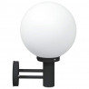 Zewnętrzna lampa ścienna 2 pcs Czarny 28 x 25 x 38 cm