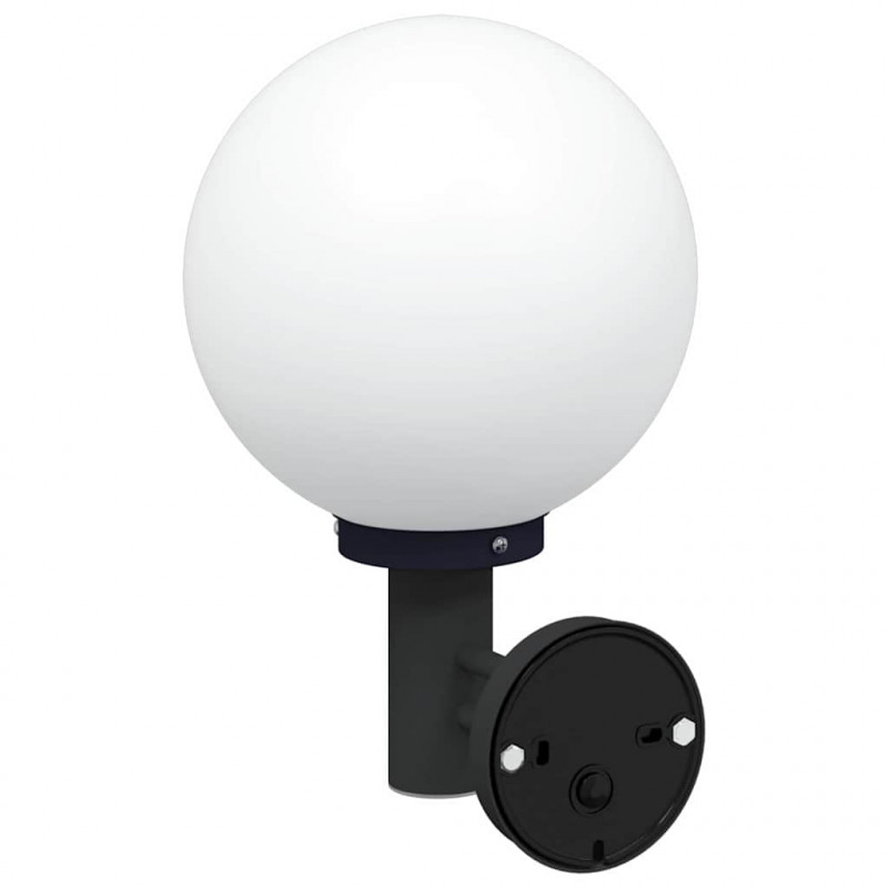 Zewnętrzna lampa ścienna 2 pcs Czarny 28 x 25 x 38 cm