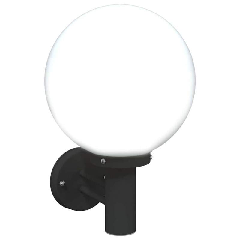 Zewnętrzna lampa ścienna 2 pcs Czarny 28 x 25 x 38 cm