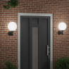 Zewnętrzna lampa ścienna 2 pcs Czarny 28 x 25 x 38 cm