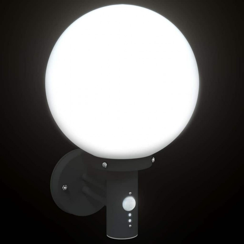 Zewnętrzna lampa ścienna 2 pcs Czarny 28 x 25 x 38 cm