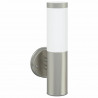 Zewnętrzna lampa ścienna 2 pcs Srebrny 15 x 7,5 x 33 cm