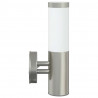 Zewnętrzna lampa ścienna 2 pcs Srebrny 15 x 7,5 x 33 cm